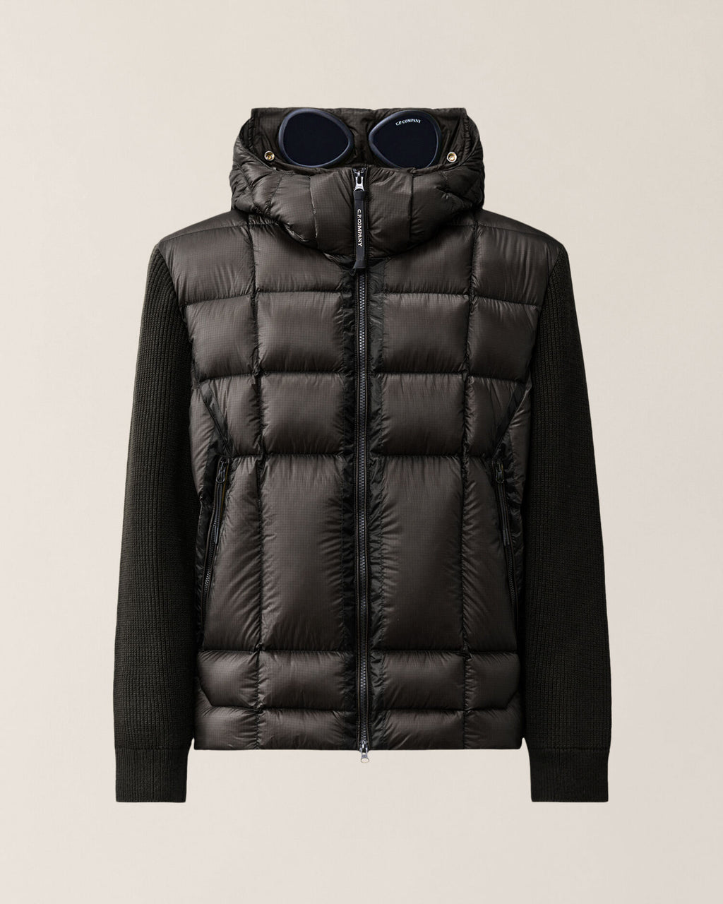 C.P. Company Extrafine Merino Wool Mixed Goggle Sweater Black – photo 1 – Dewachter Montpellier