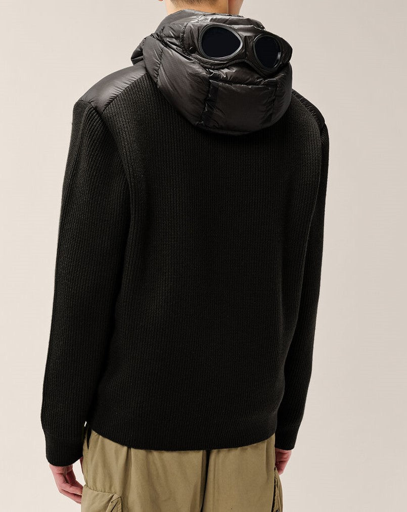 C.P. Company Extrafine Merino Wool Mixed Goggle Sweater Black – photo 2 – Dewachter Montpellier