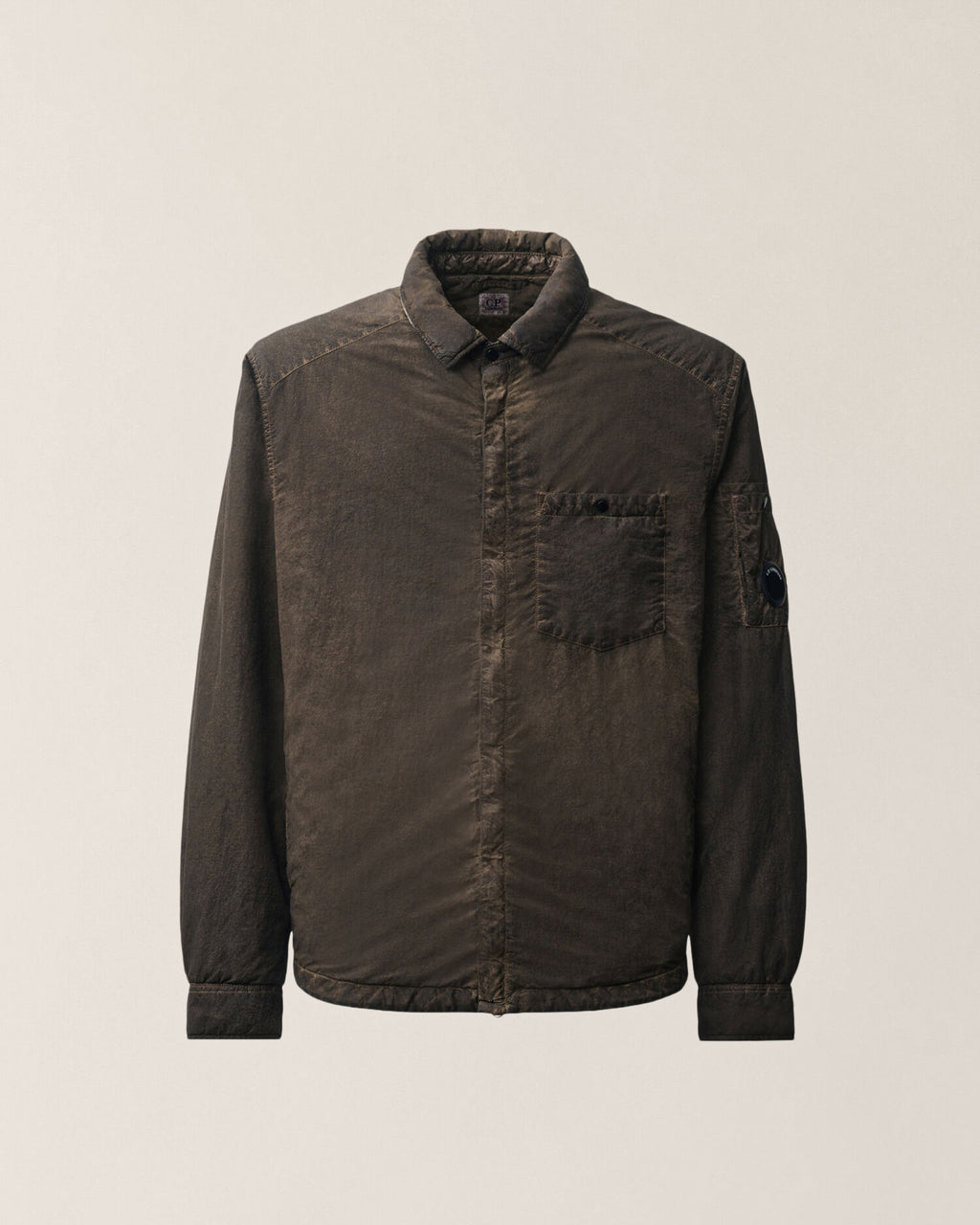 C.P. Company Flatt Nylon Lens Re-Colour Overshirt Re-Color Brown – photo 1 – Dewachter Montpellier