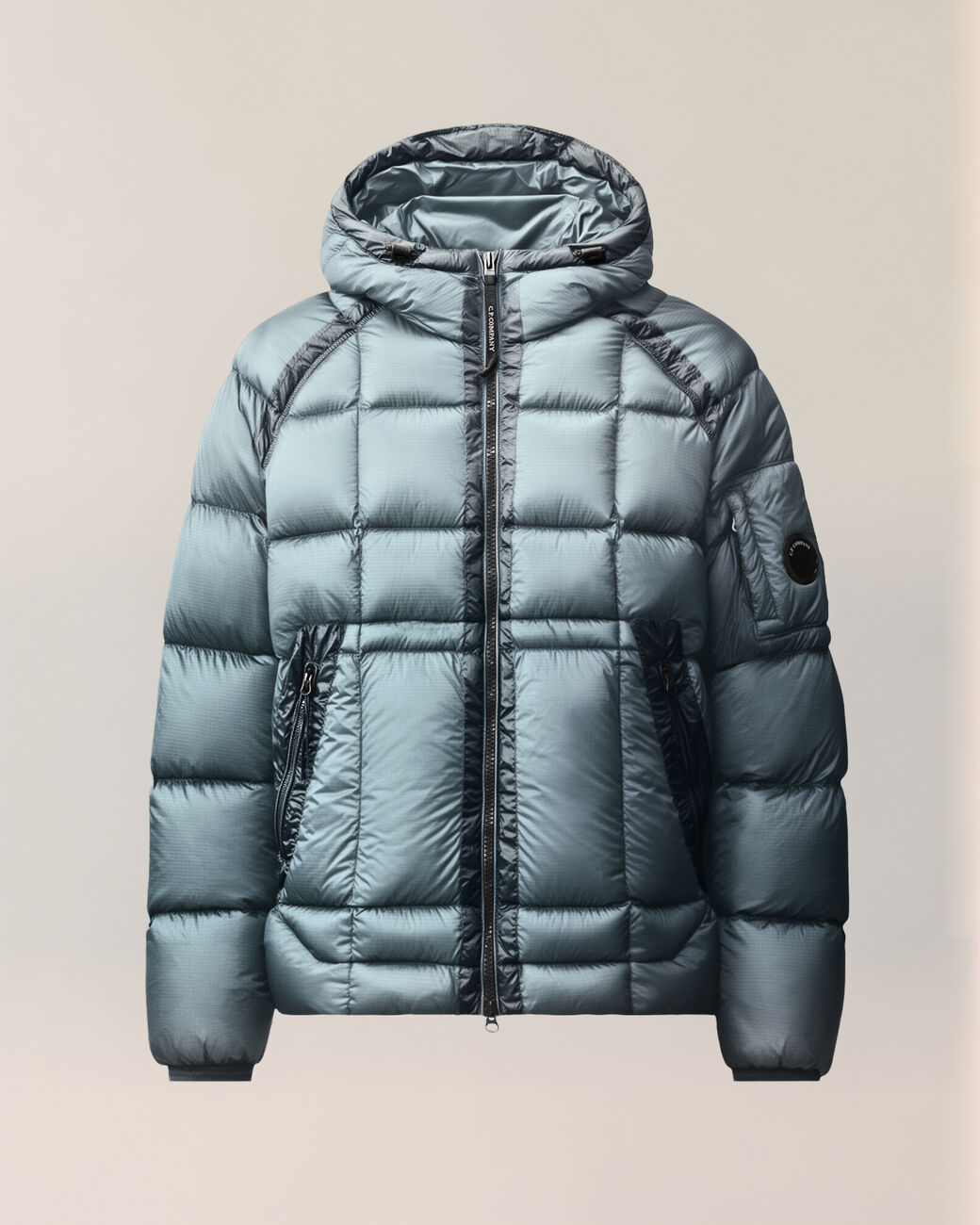 C.P. Company D.D. Shell Hooded Puffer Jacket Orion Blue – photo 1 – Dewachter Montpellier