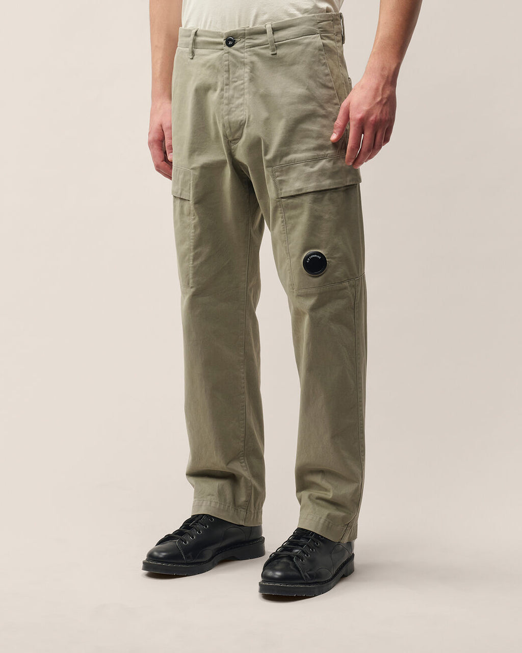 C.P. Company Stretch Sateen Regular Cargo Pants Fallen Rock – photo 2 – Dewachter Montpellier