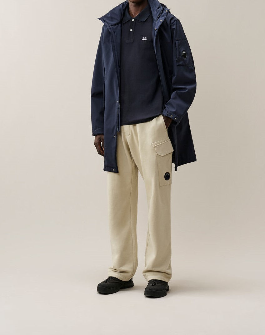 C.P. Company Diagonal Raised Fleece Lens Cargo Sweatpants Silver Birch – photo 12 – Dewachter Montpellier