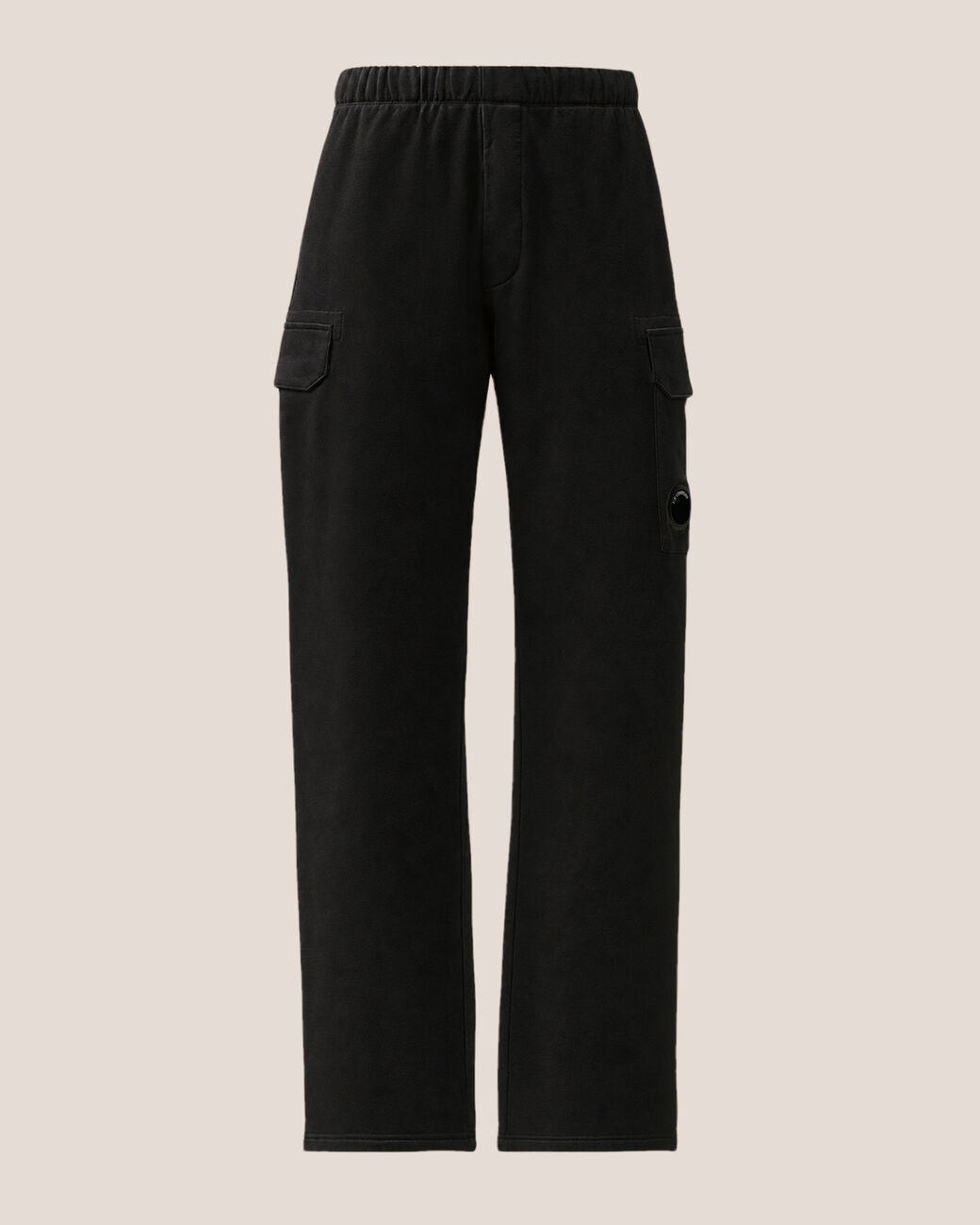 C.P. Company Diagonal Raised Fleece Lens Cargo Sweatpants Black – photo 1 – Dewachter Montpellier