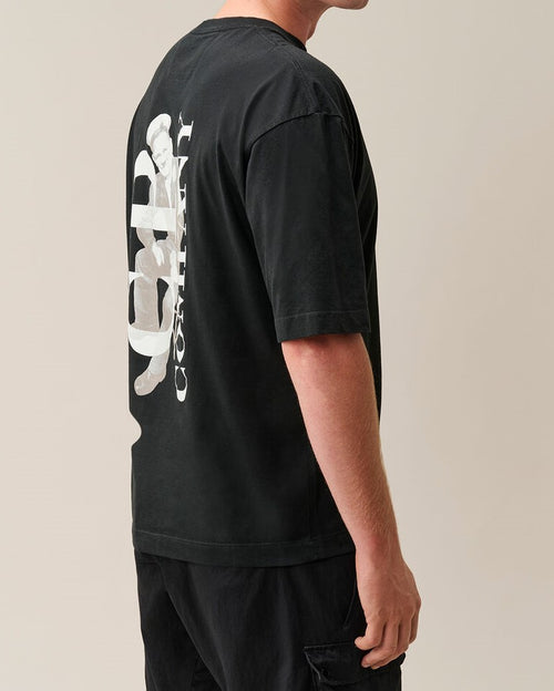 C.P. Company 30/1 Jersey Short Sleeve British Sailor T-Shirt Black – photo 2 – Dewachter Montpellier