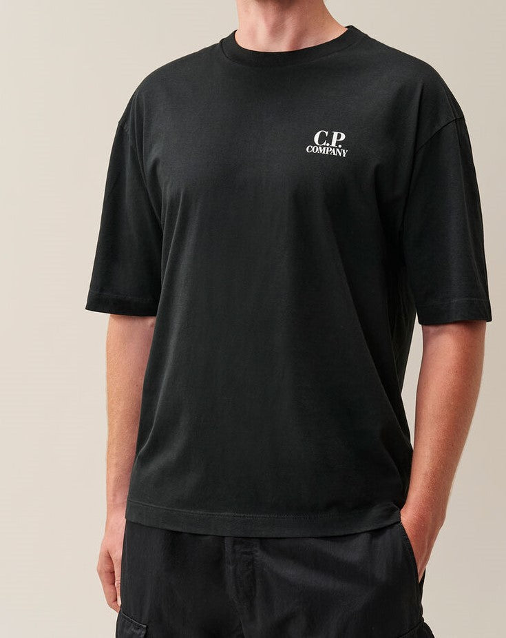 C.P. Company 30/1 Jersey Short Sleeve British Sailor T-Shirt Black – photo 3 – Dewachter Montpellier