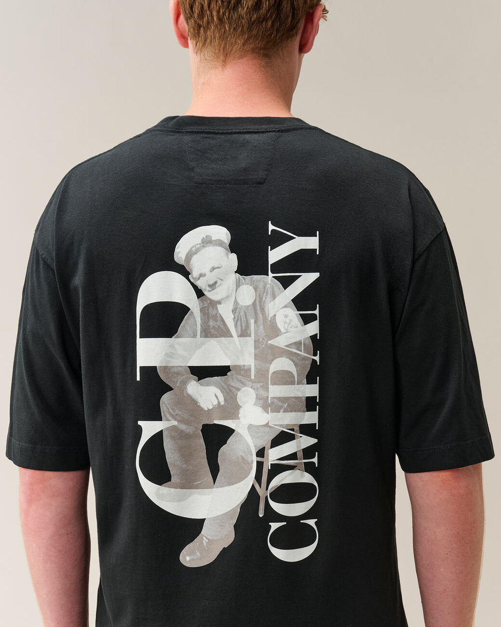 C.P. Company 30/1 Jersey Short Sleeve British Sailor T-Shirt Black – photo 4 – Dewachter Montpellier