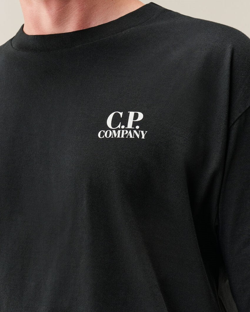 C.P. Company 30/1 Jersey Short Sleeve British Sailor T-Shirt Black – photo 5 – Dewachter Montpellier