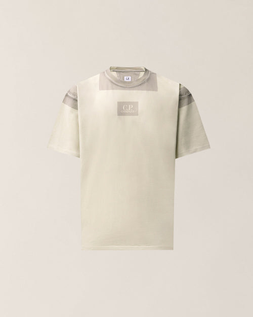 C.P. Company 24/1 Jersey Short Sleeve Chest Logo T-Shirt Silver Birch – photo 1 – Dewachter Montpellier