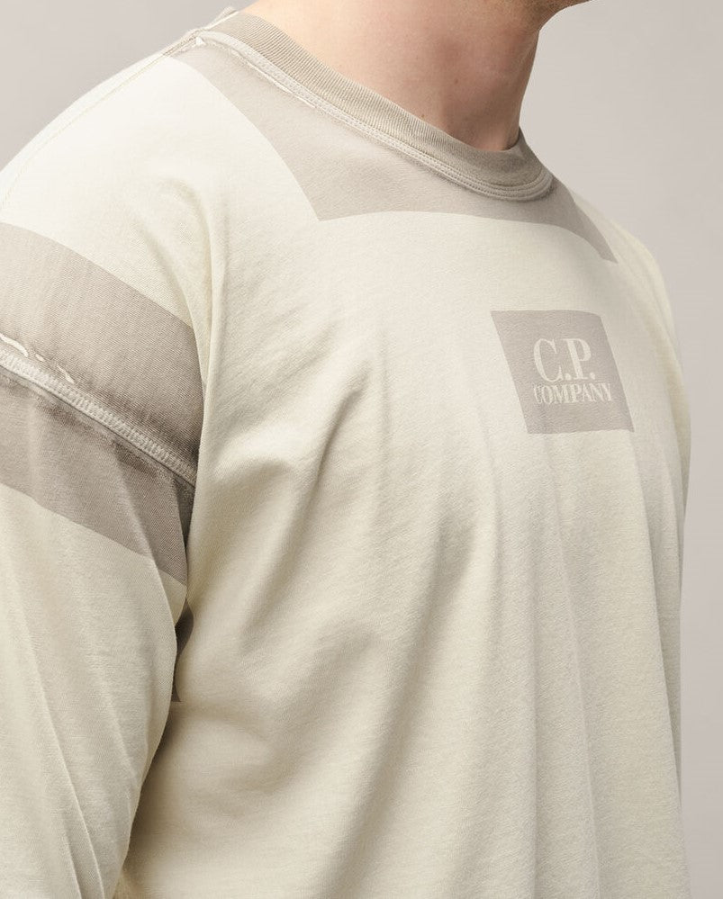 C.P. Company 24/1 Jersey Short Sleeve Chest Logo T-Shirt Silver Birch – photo 4 – Dewachter Montpellier