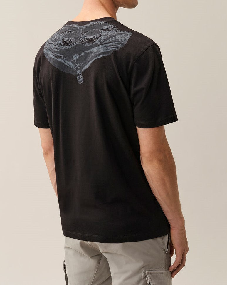 C.P. Company 30/1 Jersey Short Sleeve Goggle T-Shirt Black – photo 2 – Dewachter Montpellier
