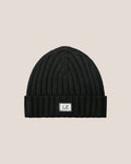 C.P. Company Extrafine Merino Wool Lens Beanie Black – photo 1 – Dewachter Montpellier
