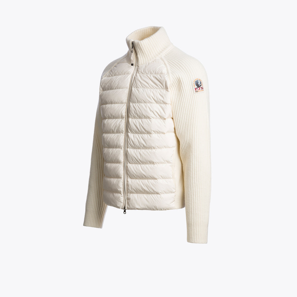 Parajumpers Olmo - Cardigan hybride Warm Ivory – photo 2 – Dewachter Montpellier
