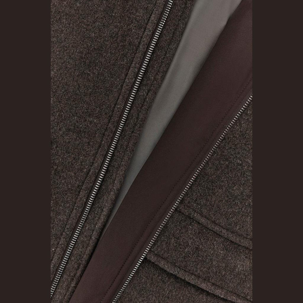 Wool and Cashmere Bomber Jacket