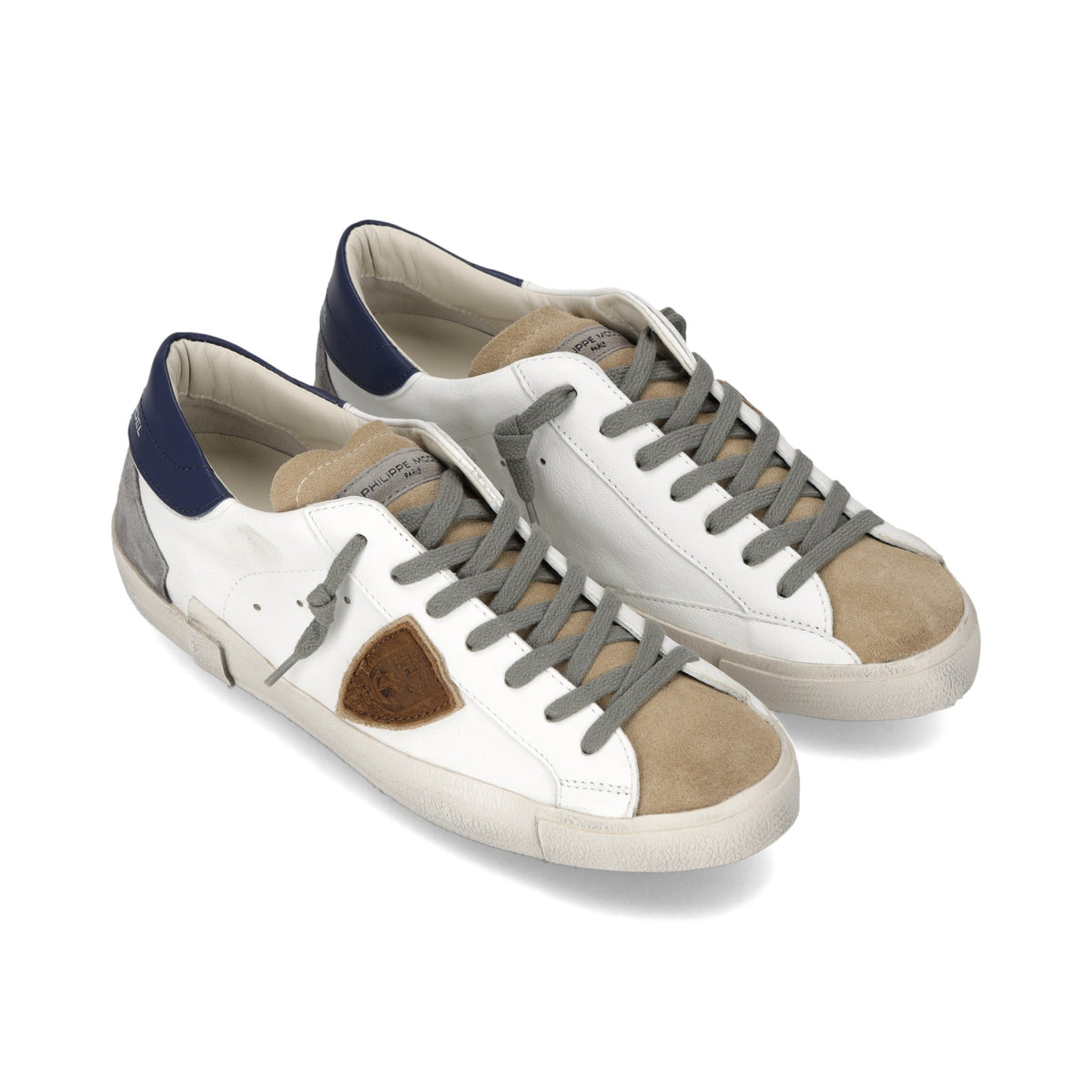 Philippe Model Sneakers Prsx Men, White Blue Grey – photo 2 – Dewachter Montpellier